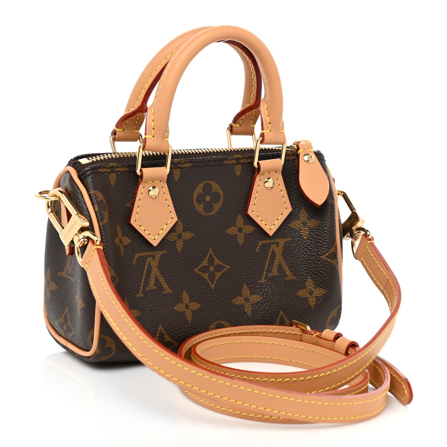 Louis Vuitton Monogram Nano Speedy Bandouliere 3 of 8