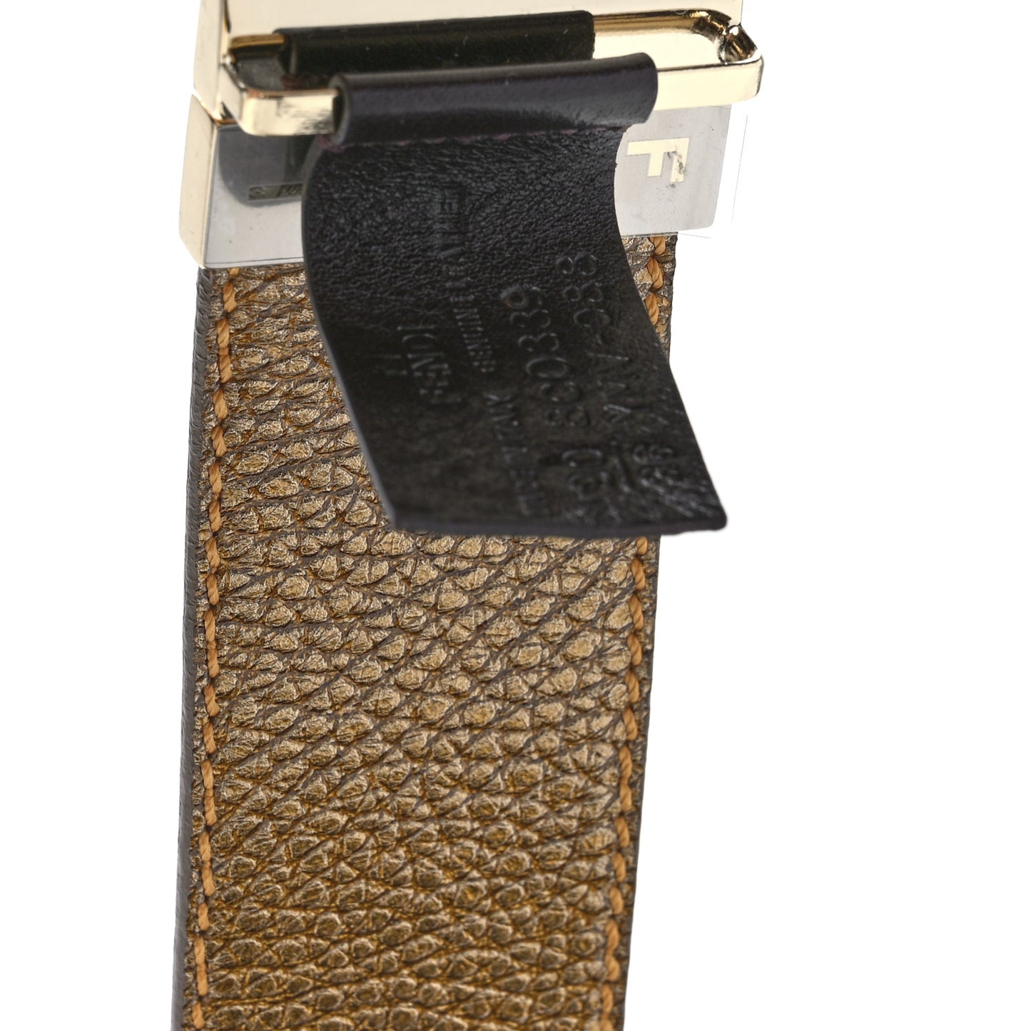 Zucca Calfskin Belt 90 36 Tobacco
