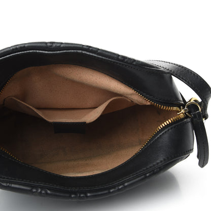 Gucci Guccissima Signature Small Camera Bag Black 5 of 9