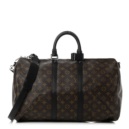 Louis Vuitton Monogram Macassar Keepall Bandouliere 45 1 of 23