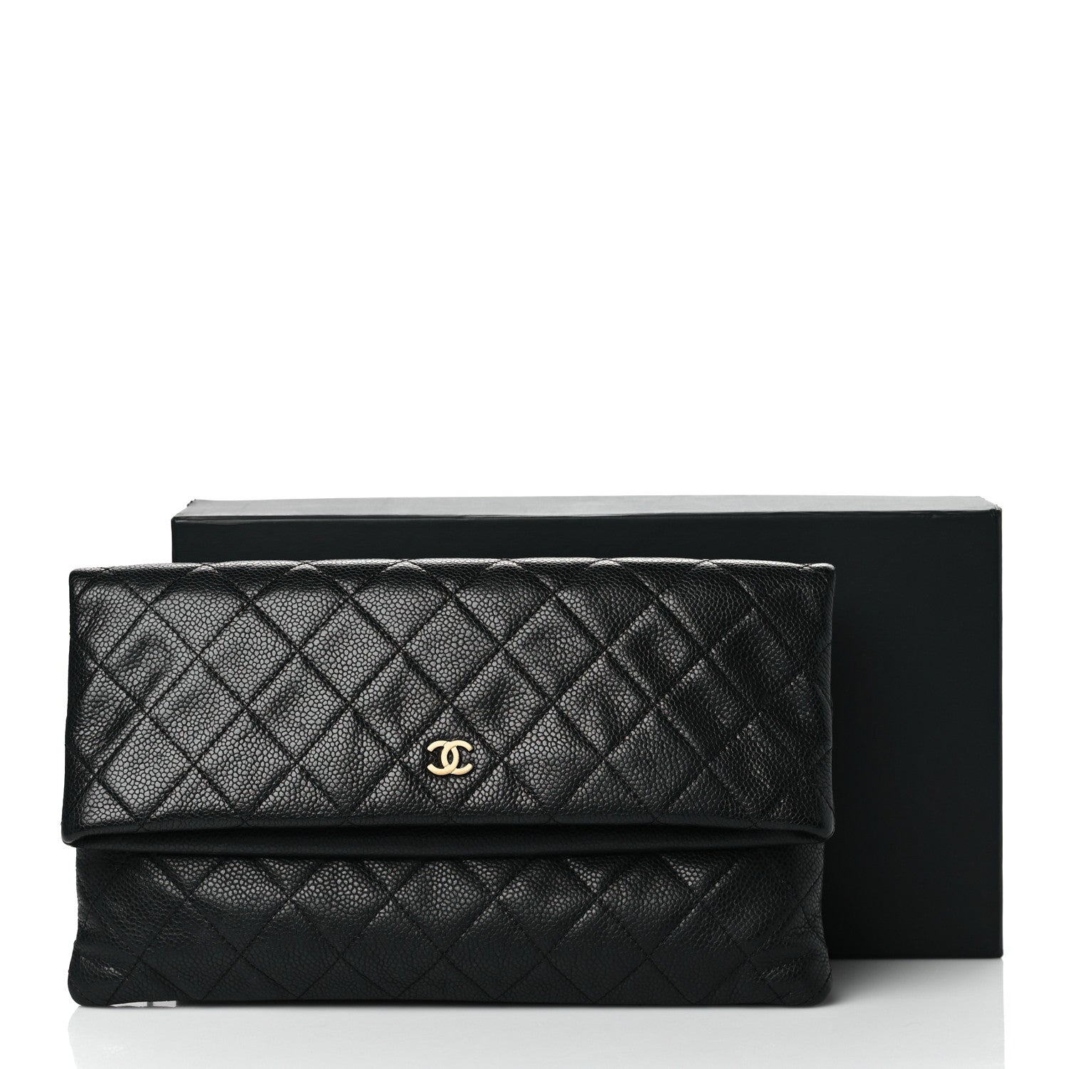 Chanel Caviar Quilted CC Beauty Clutch Black 11 of 11