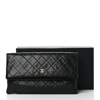 Chanel Caviar Quilted CC Beauty Clutch Black 11 of 11