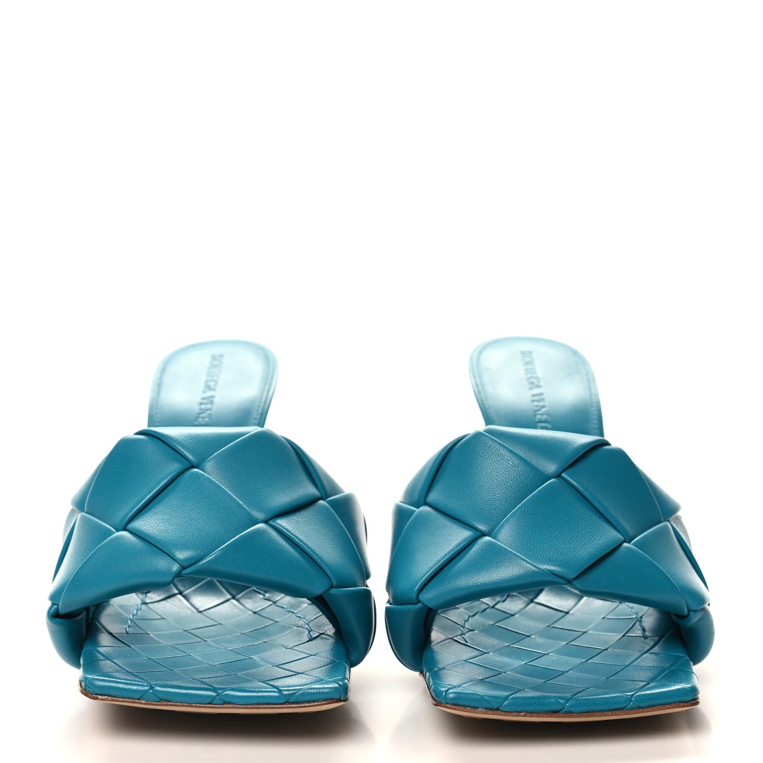 Bottega Veneta Nappa Maxi Intrecciato Lido 90mm Mule Sandals 37.5 Blaster 3 of 7