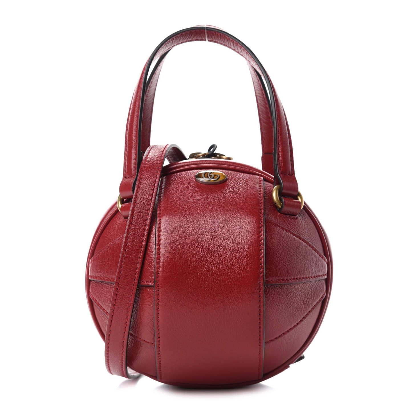 Piuma Lux Energy Mini Tifosa Basketball Shaped Shoulder Bag Romantic Cerise