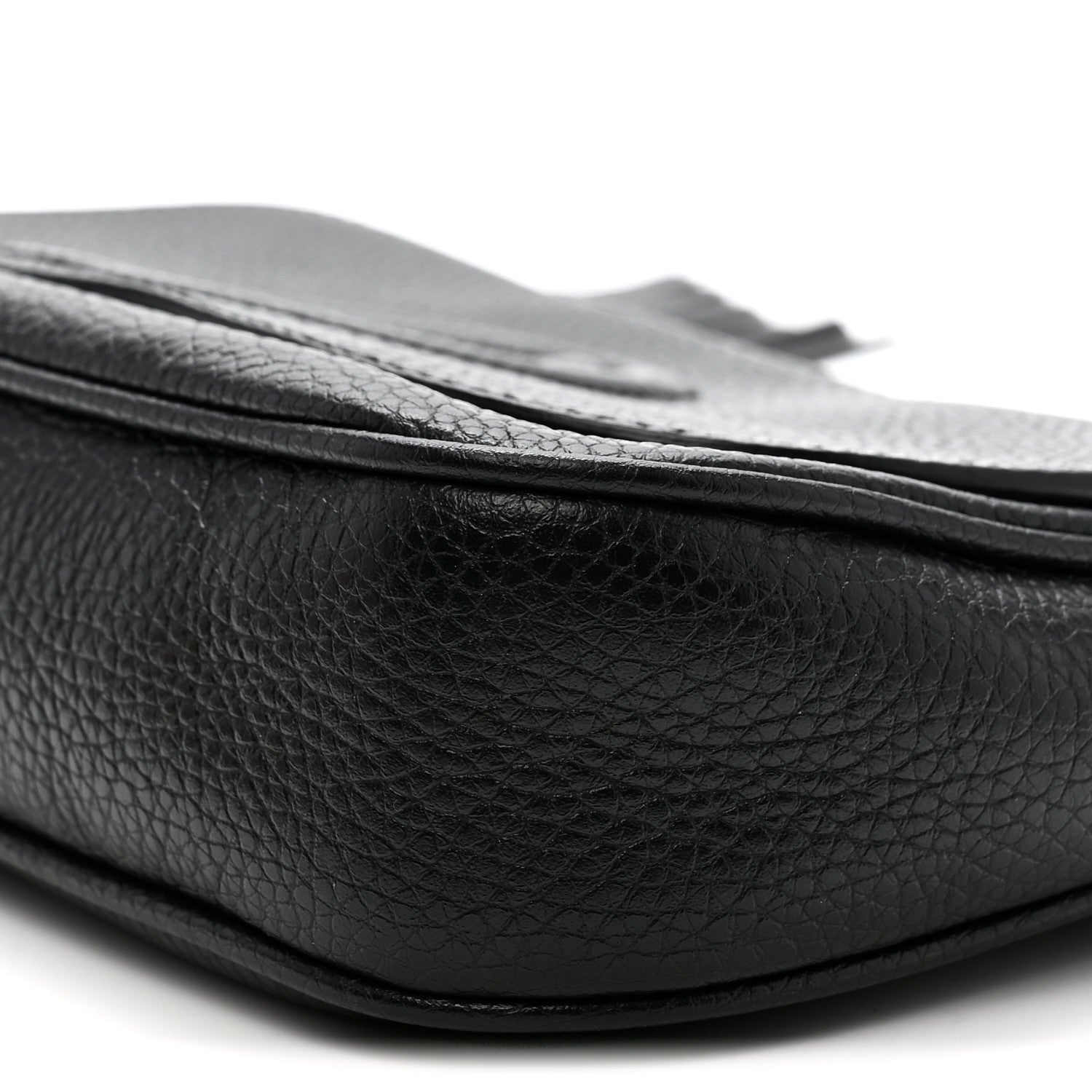 Gucci Pebbled Calfskin Medium Soho Flap Crossbody Black 10 of 10