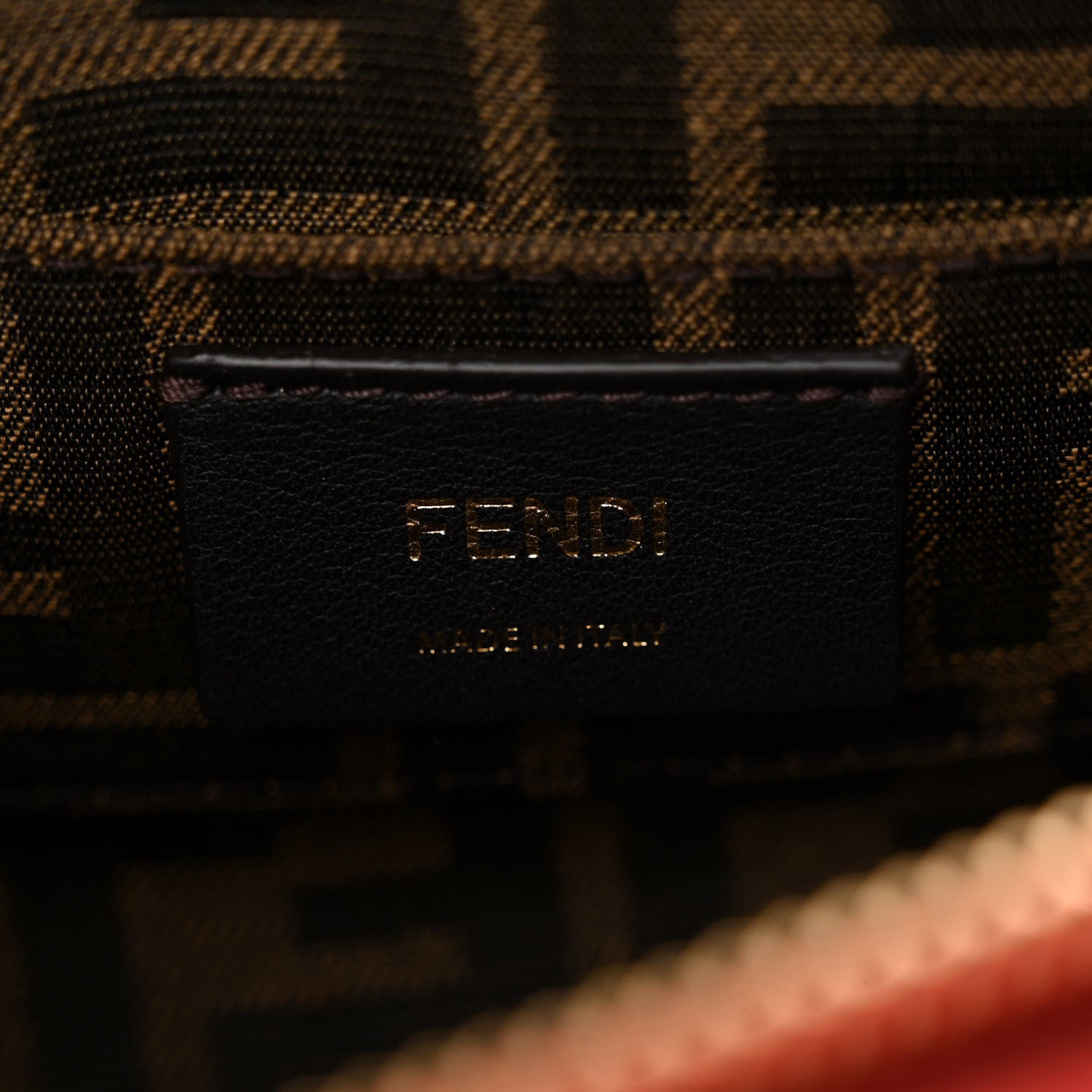 Fendi Vitello King Plexiglass Logo Embossed Mini By The Way Top Handle Boston Bag Papavero 6 of 10