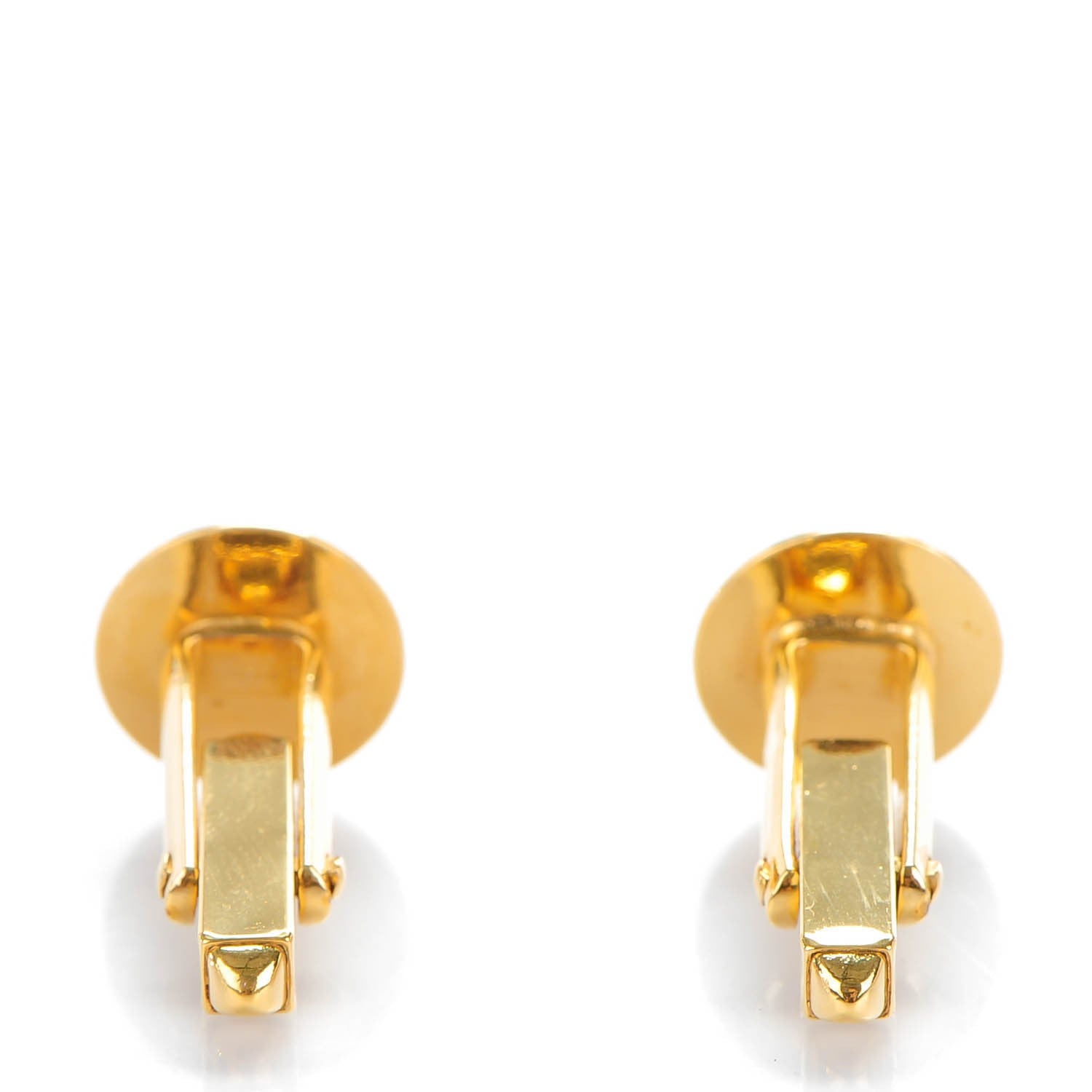 Louis Vuitton Clou Rivet Cufflinks Gold 4 of 4