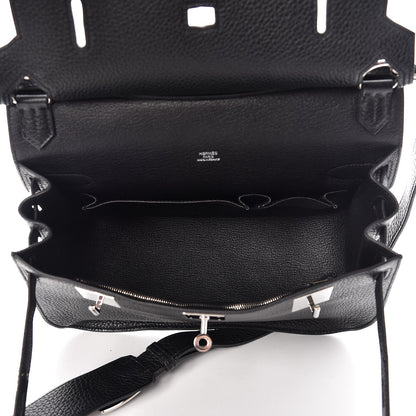 Hermes Taurillon Clemence Jypsiere 28 Black 5 of 8