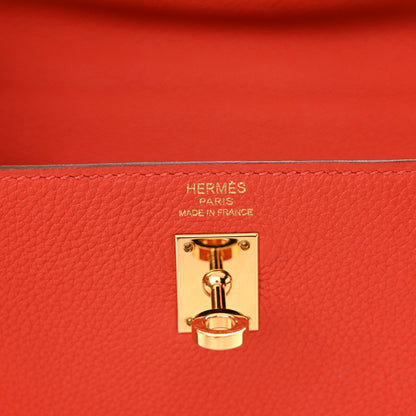 Hermes Togo Kelly Retourne 25 Capucine 6 of 13