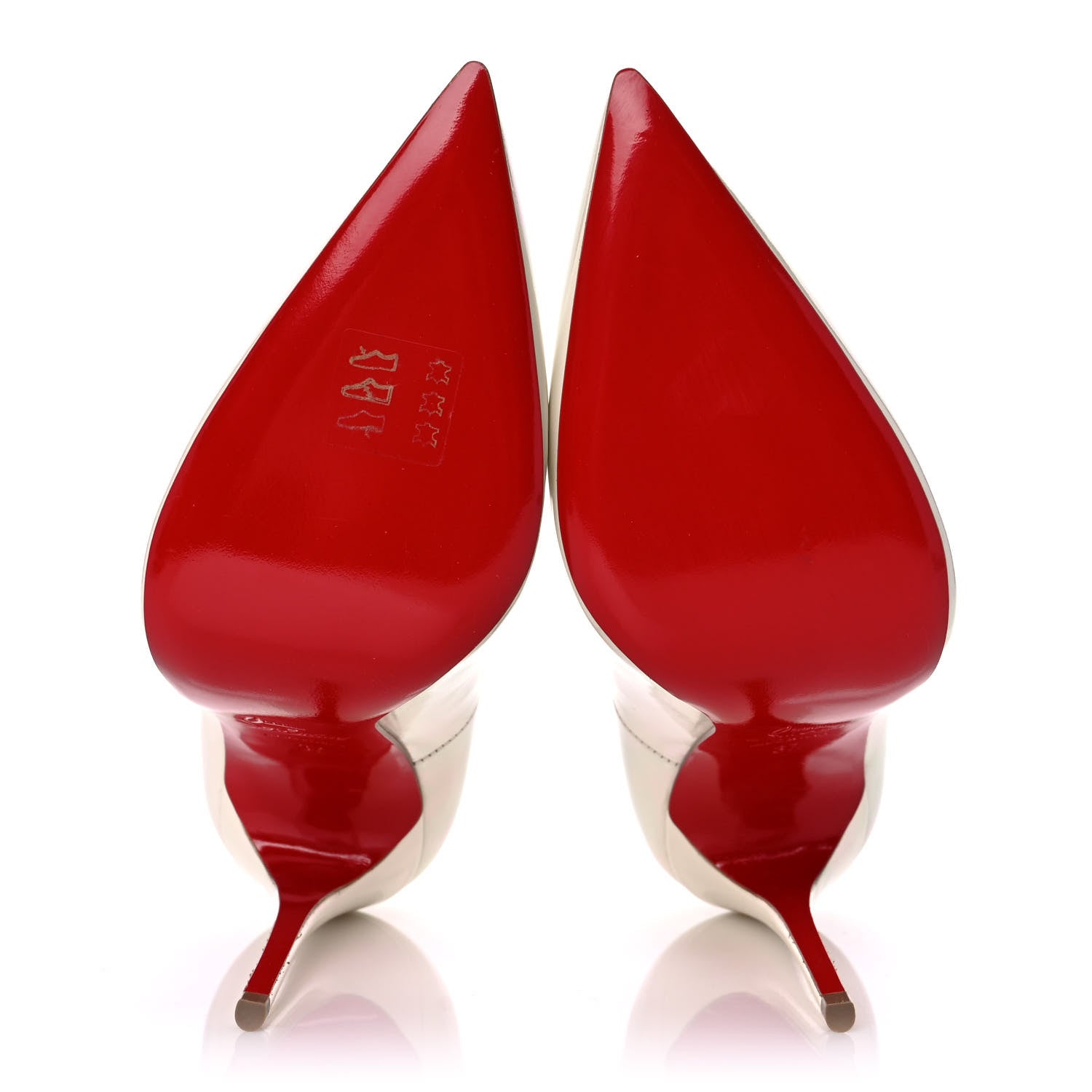 Christian Louboutin Patent So Kate 120 Pumps 37 White 5 of 9