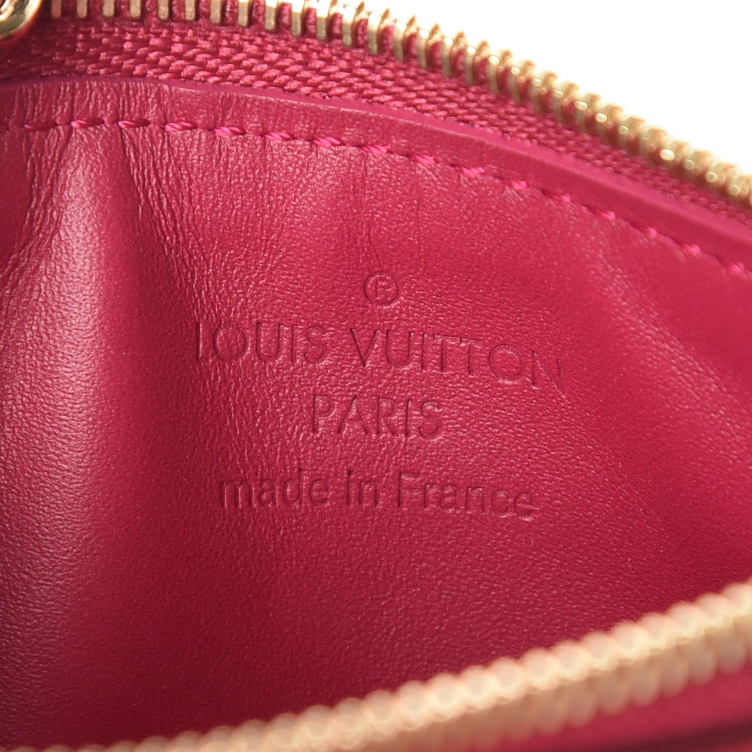 Louis Vuitton Vernis Key Pouch Rose Indien 6 of 8