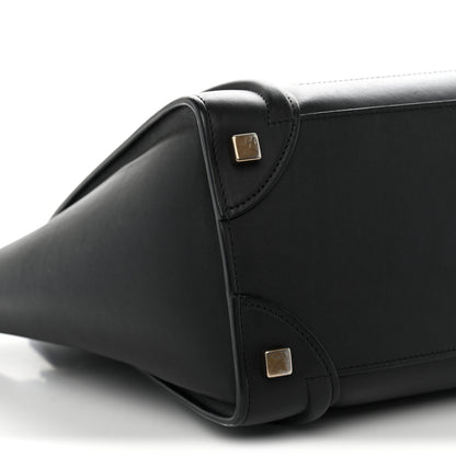 Celine Smooth Calfskin Micro Luggage Black 8 of 12