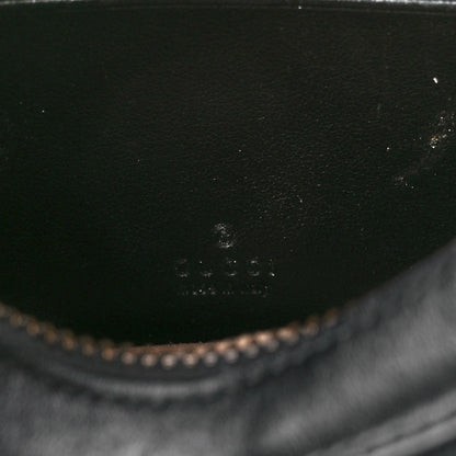 Gucci Calfskin Matelasse Chevron Mini GG Marmont Half Moon Hobo Black 6 of 11