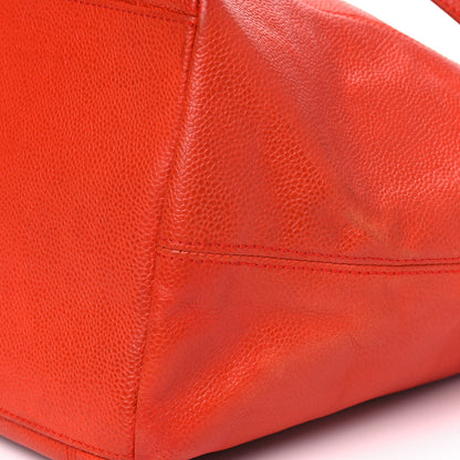 Chanel Caviar CC Tote Orange 11 of 17