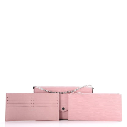 Louis Vuitton Epi Pochette Felicie Rose Ballerine 8 of 9