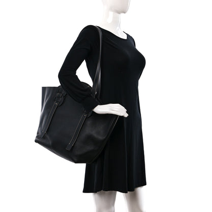 Chloe Small Grain Smooth Calfskin Medium Darryl Tote Black 2 of 8
