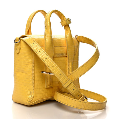 3.1 Phillip Lim Lizard Embossed Calfskin Mini Pashli Satchel Sunshine 3 of 10