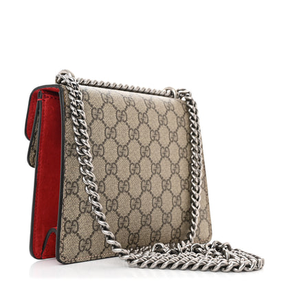 Gucci GG Supreme Monogram Mini Dionysus Shoulder Bag Hibiscus Red 3 of 10
