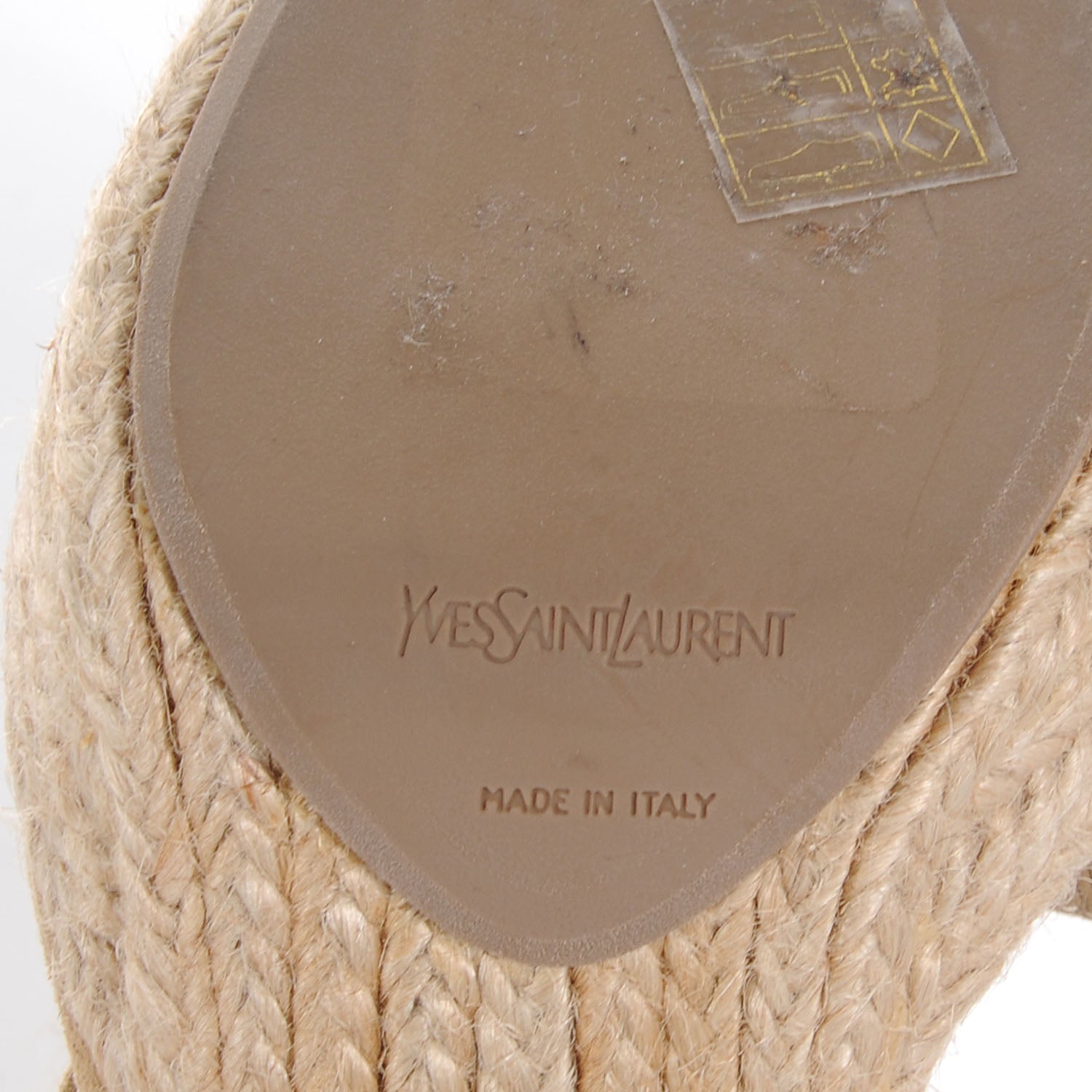 Saint Laurent Gipsy 105 Platform Cage Espadrille Sandals 10 12 of 12