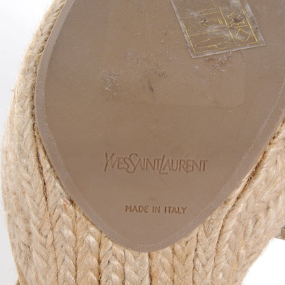 Saint Laurent Gipsy 105 Platform Cage Espadrille Sandals 10 12 of 12
