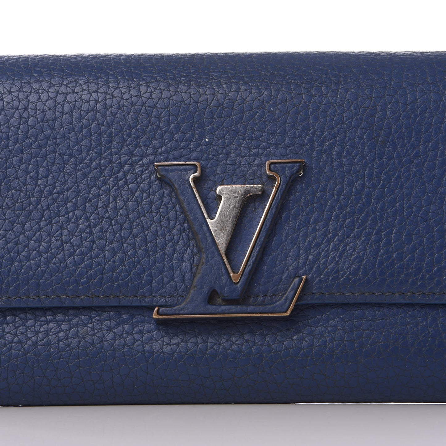 Taurillon Capucines Wallet Blue