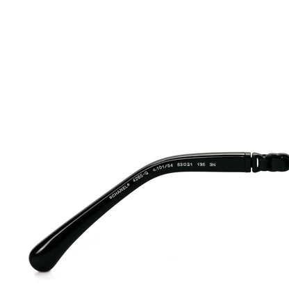 Chanel Metal Calfskin Round Chain Sunglasses 4265-Q Black 6 of 8