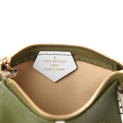 Louis Vuitton Monogram Giant Micro Pochette Accessories Kaki White 6 of 7