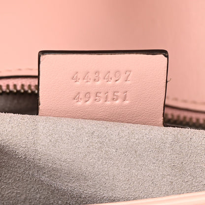 Gucci Calfskin Matelasse Small GG Marmont Shoulder Bag Perfect Pink 7 of 15
