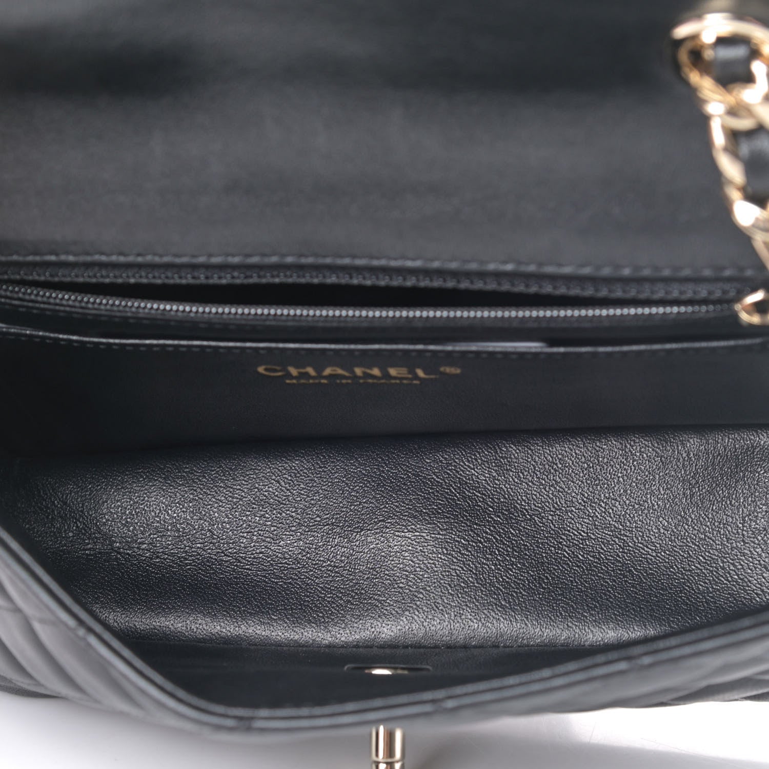 Chanel Lambskin Quilted Mini Coco Charms Rectangular Flap Black 4 of 6