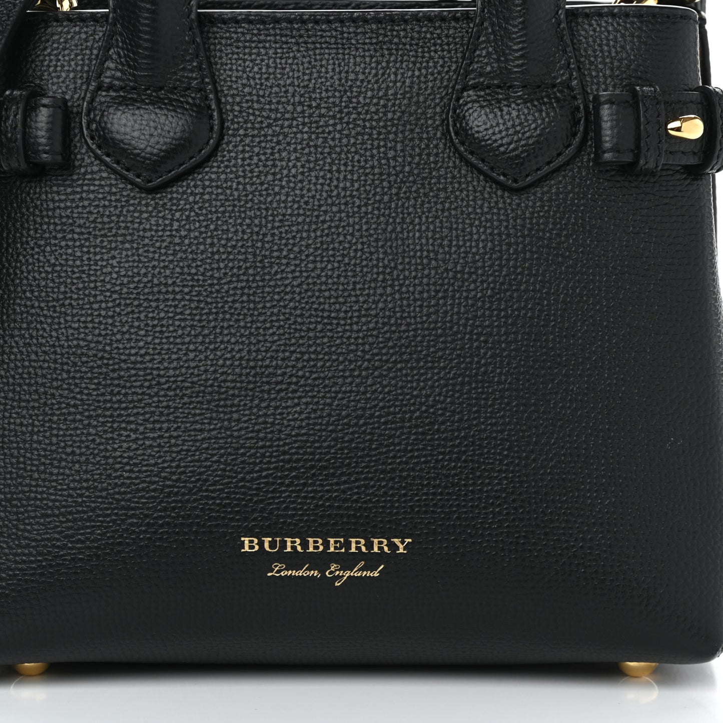 Derby Calfskin House Check Baby Banner Tote Black