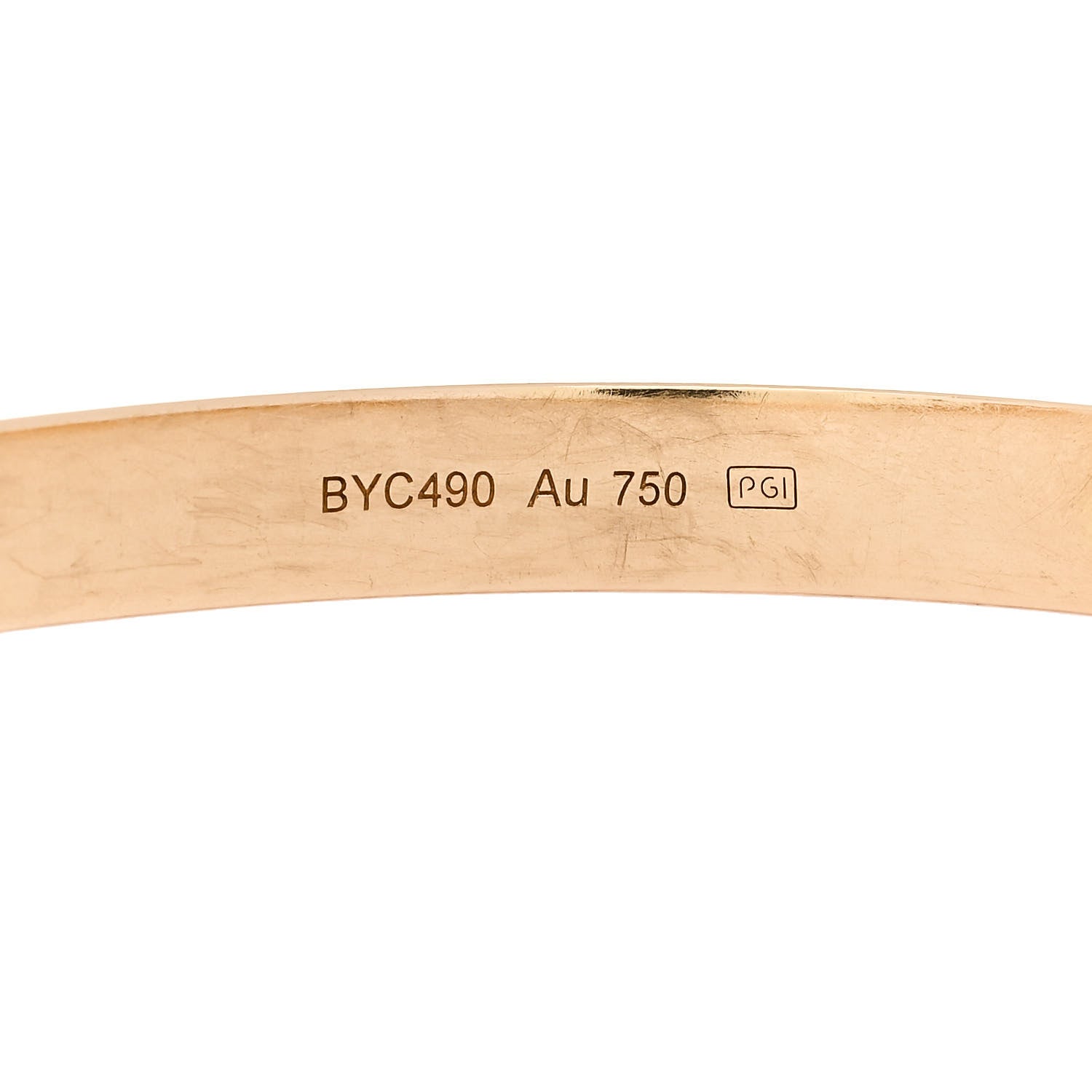 Cartier 18K Yellow Gold LOVE Bracelet 19 4 of 5