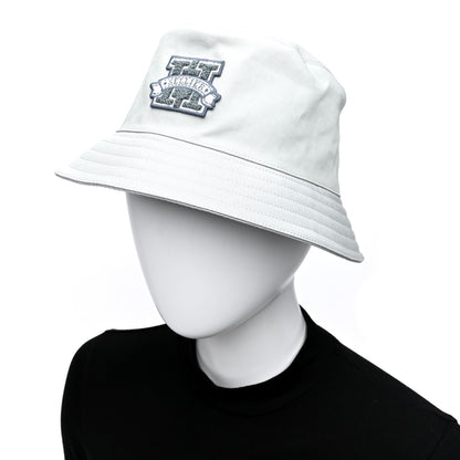 Hermes Cotton Harper H Sellier Bucket Hat 58 Gris Glacier 2 of 8
