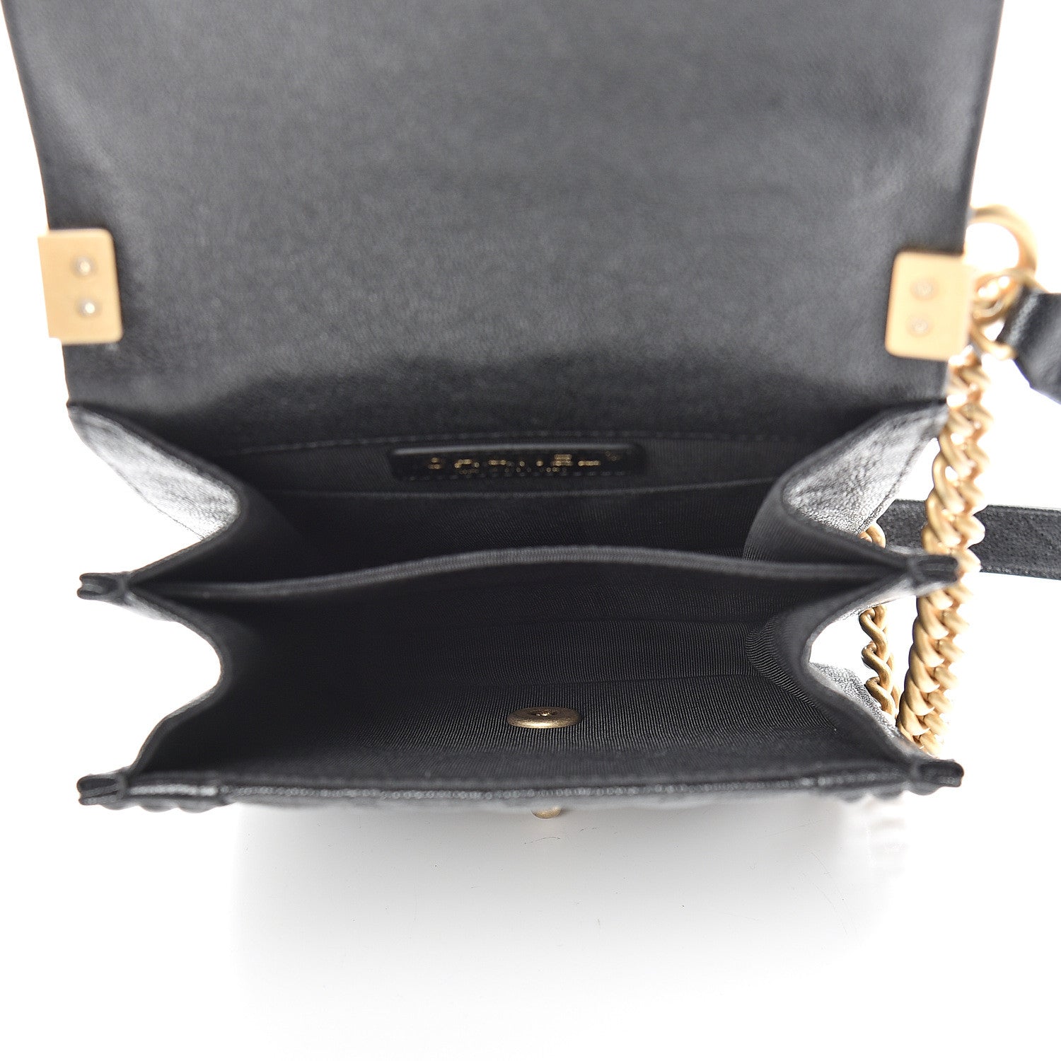 Chanel Caviar Quilted North South Boy Flap Black 4 of 10
