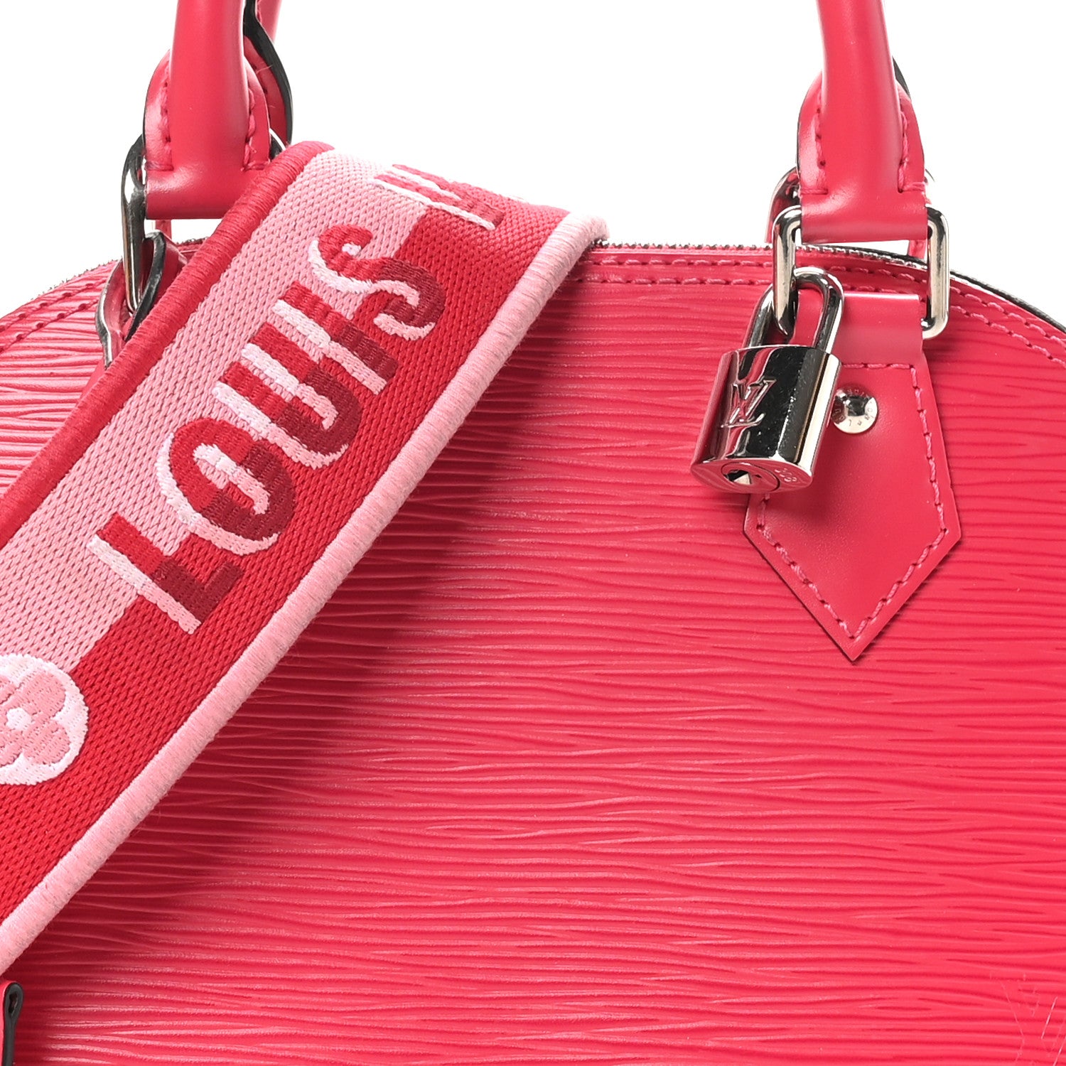 Louis Vuitton Epi Jacquard Alma BB Rose Pondicherry 7 of 10