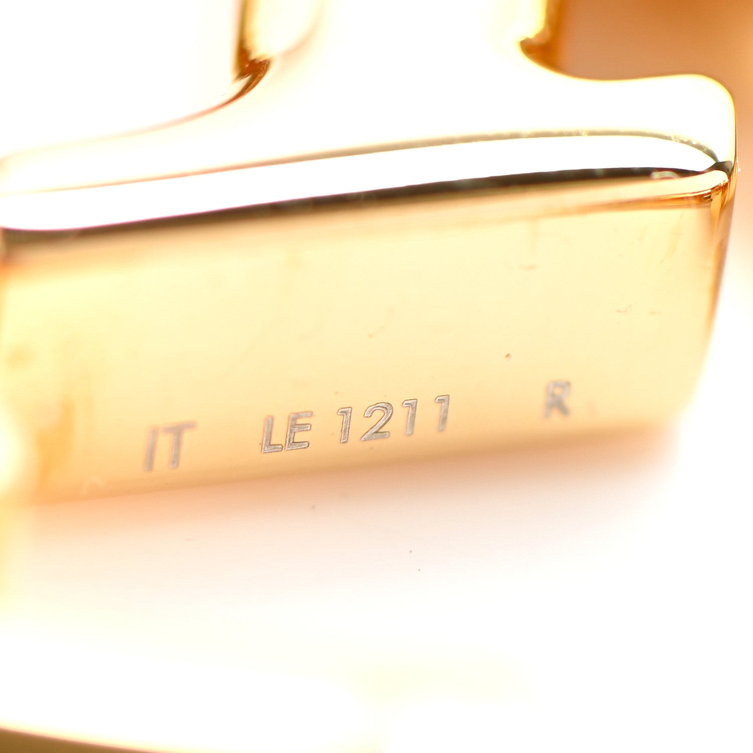 Louis Vuitton Metal Louise Hoop Earrings Gold 4 of 5