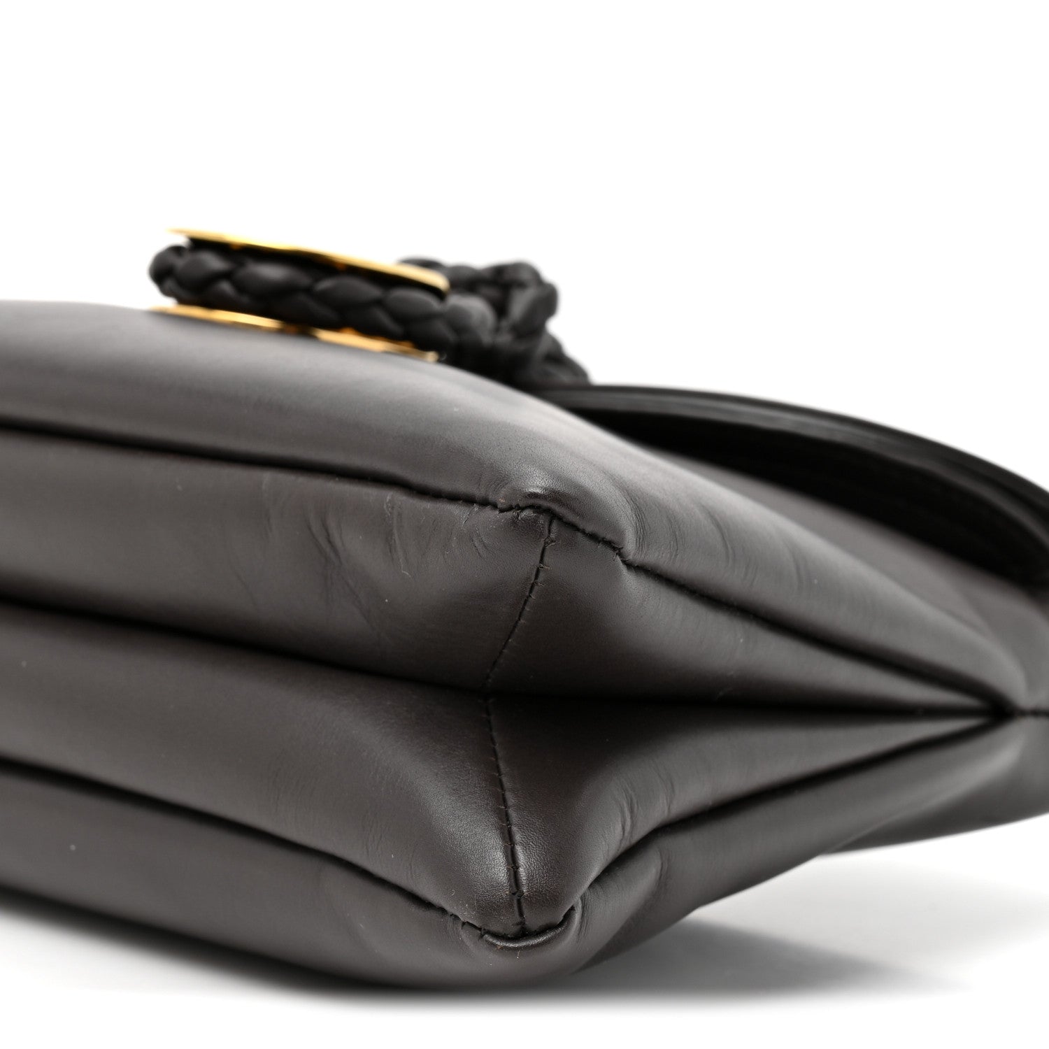 Bottega Veneta Smooth Calfskin Small Liberta Shoulder Bag Fondant 8 of 9