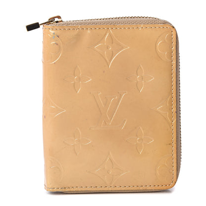 Louis Vuitton Vernis Broome Zip Wallet Beige 1 of 5