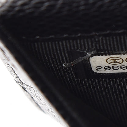 Chanel Caviar Quilted Flap Card Holder Black 8 of 8