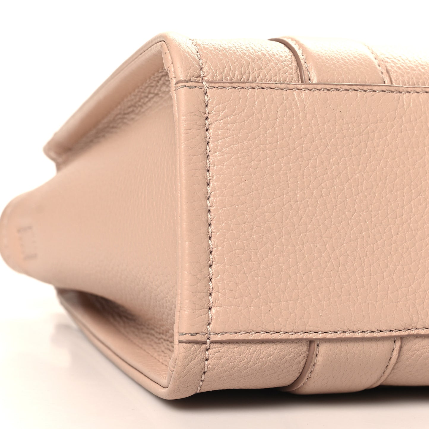 Grained Calfskin Small The Tote Bag Rose Dust