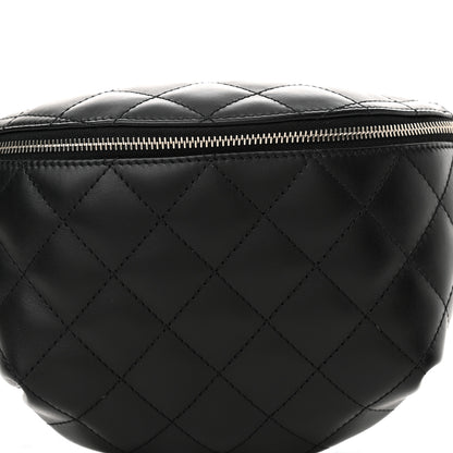 Chanel Calfskin Quilted Waist Belt Bag Black 8 of 10