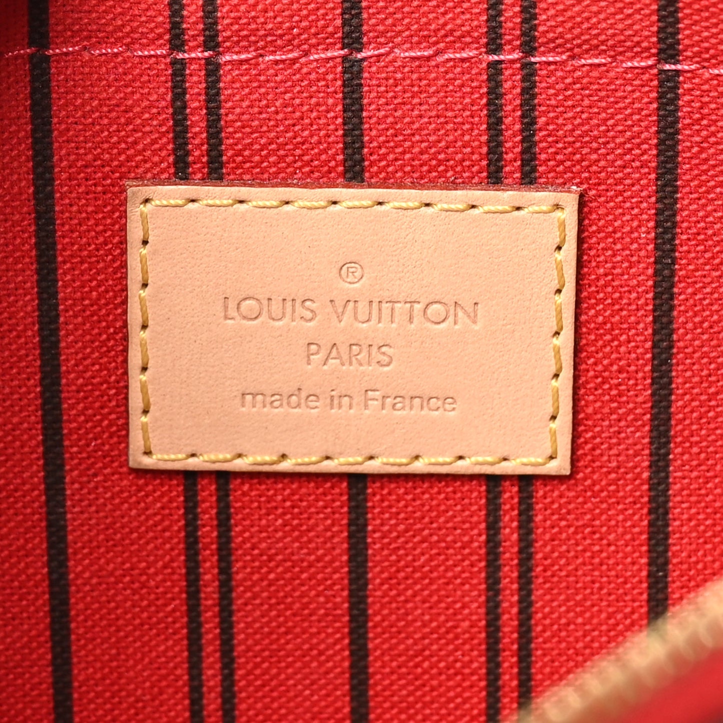 Monogram Neverfull MM GM Pochette Cherry