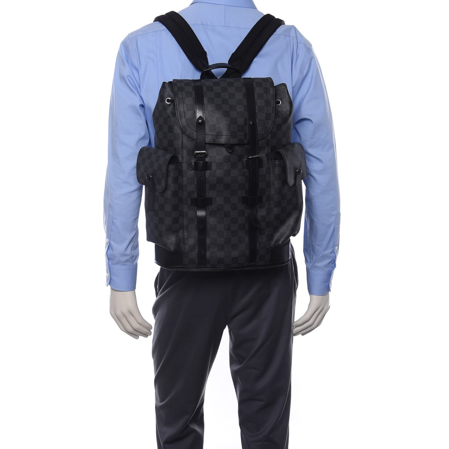 Louis Vuitton Damier Graphite Christopher PM Backpack 2 of 10