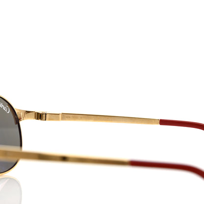 Cartier Santos Dumont Aviator Sunglasses Gold 8 of 9