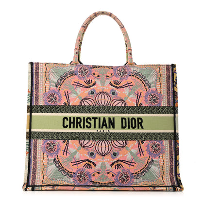Christian Dior DIOR Canvas Embroidered Large In Lights Book Tote Multicolor 1 of 12