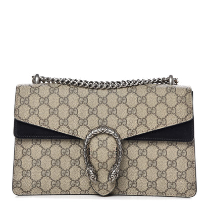 Gucci GG Supreme Monogram Small Dionysus Shoulder Bag Black 1 of 9