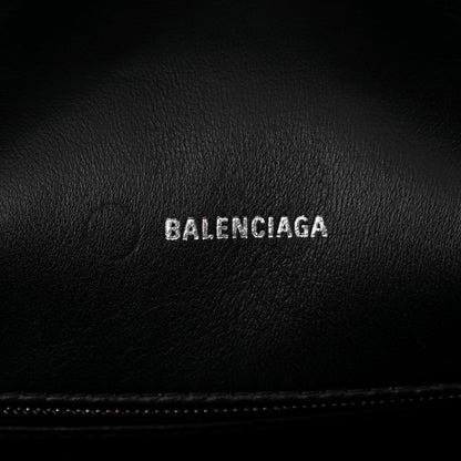 Balenciaga Nappa Calfskin Quilted Large Touch B Shoulder Bag Black 6 of 11