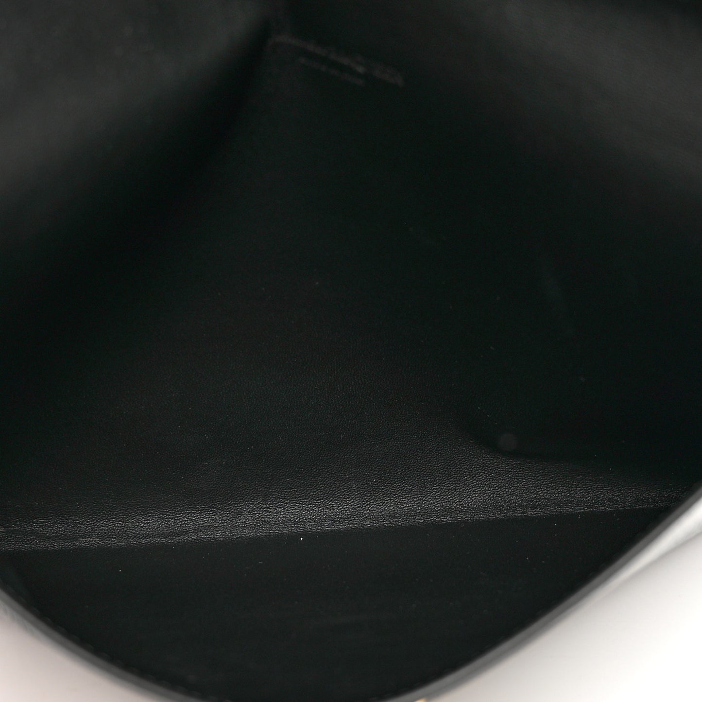 Calfskin Skull Envelope Clutch Black