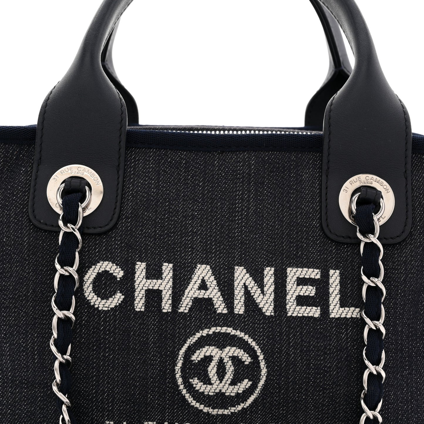 Denim Deauville Bowling Bag Blue