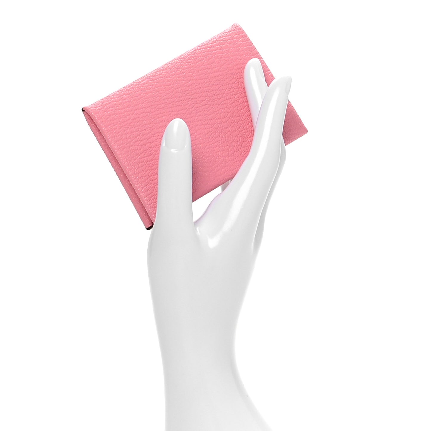 Chevre Chandra Verso Calvi Card Case Rose Confetti Brique