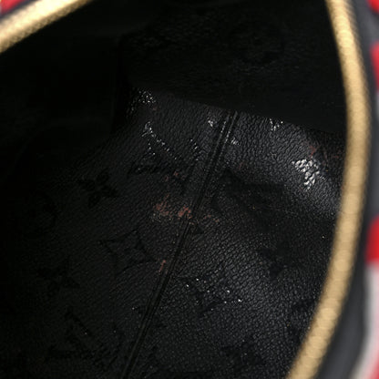 Louis Vuitton X UF Tufted Monogram Speedy Bandouliere 25 Black Red 12 of 12